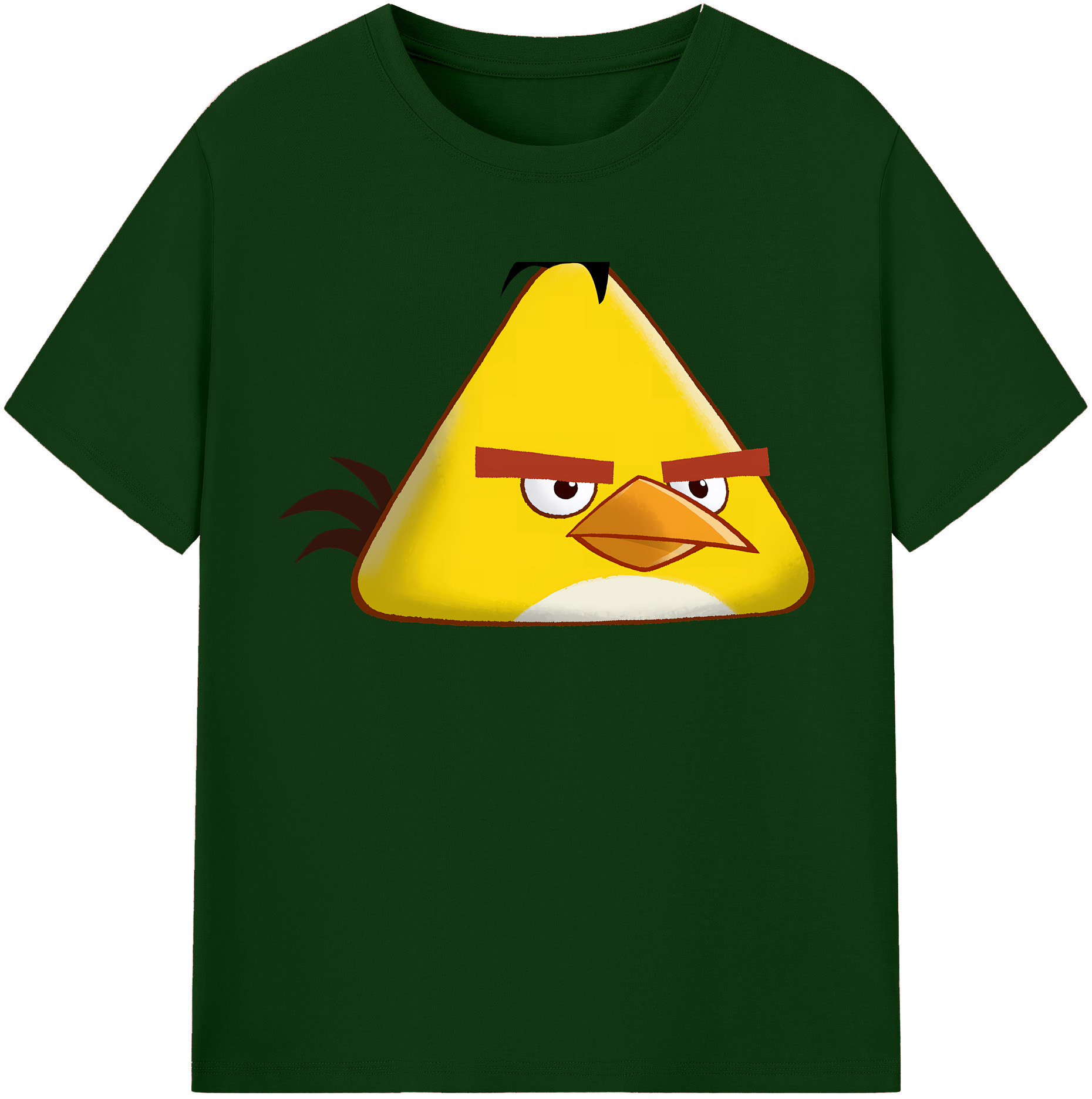 （画像用） Angry Birds アングリーバード 綿100％半袖Tシャツ（フロントプリント）